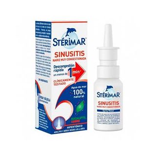 Solución fisiológica agua de mar sinusitis STERIMAR, spray 20 ml (8470002052048)
