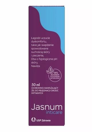 Jasnum Inticare Żel do pielęgnacji okolic intymnych ochronno-nawiliżajacy