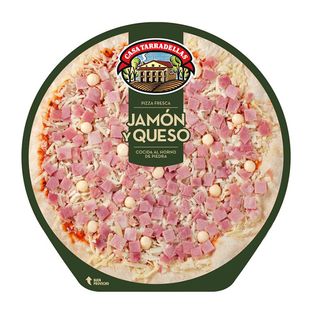 Casa Tarradellas pizza jamón y queso 405 g