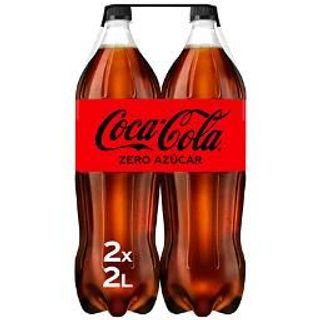 Refresco Zero Coca-Cola 2 Litro Pack 2