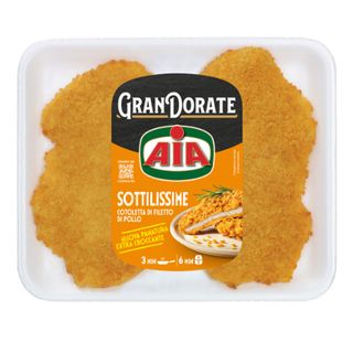 Aia Sottilissime Cotolette di Filetti di Pollo Panate 140g