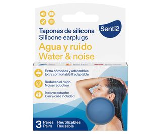 Tapones De Oidos Senti-2 Silicona Moldeable 6 Und