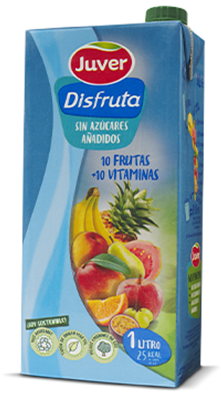 Bebida De Zumos 10 Frutas Disfruta Juver Brik 1 L