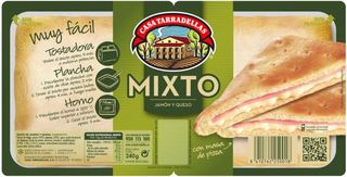Sandwich De Jamón Y Queso Casa Tarradellas Pack De 2 Unidades De 240G