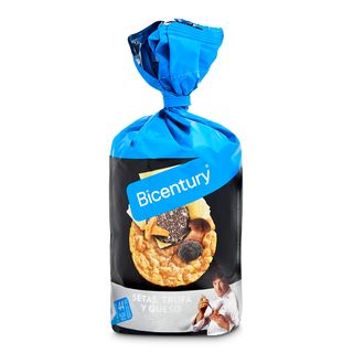 Tortitas De Maíz Sabor Setas, Trufa Y Queso Bicentury Bolsa 124 G