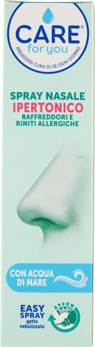 CARE FOR YOU SPRAY NASALE IPERTONICO CON ACQUA DI MARE 125ML   TAV170024