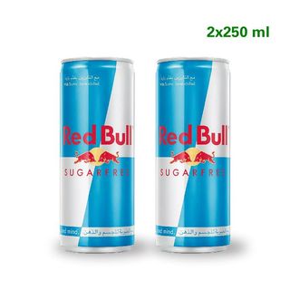 2x Red Bull Sugar Free 250Ml Pusz