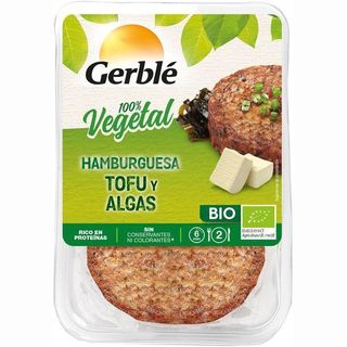Hamburguesa Vegetal De Tofú-Algas Gerblé Bio, Bandeja 160 G (20379640)