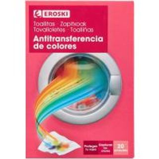Toallitas Antitransferencia De Colores Eroski 20U (15325202)