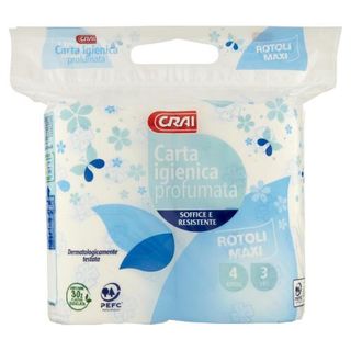 Carta Igienica Crai Dec.talco 3v X4