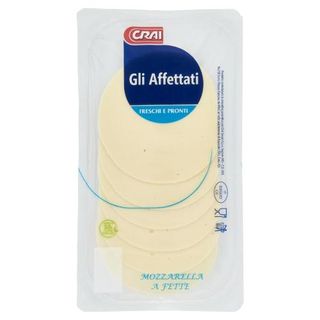 Mozzarella Crai Fette Gr 100