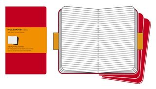 Libreta Moleskine Cahier Journal Large Ruled Pautado Rojo (9788862931014)