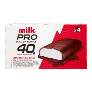 Milk Pro Snack Al Cacao 4x40g
