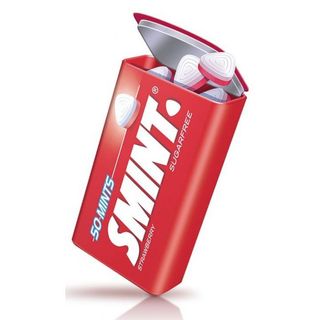 Caramelos duros Fresa Sin azúcar en lata - Smint - 50 unidades 8410031948745