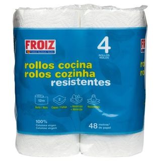 Papel Cocina Froiz Doble Capa 4 Rollos