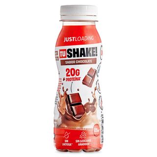 Batido Alto En Proteínas Sabor Chocolate Just Loading Botella 225 Ml