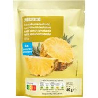 Piña deshidratada EROSKI, bolsa 40 g (26767970)