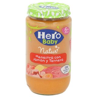 Tarrito De Menestra De Verduras Con Ternera Y Jamón - Hero Baby - 235 Gr (1931)