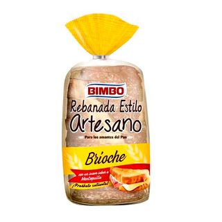 Bimbo pan rebanada estilo artesano brioche 550 g