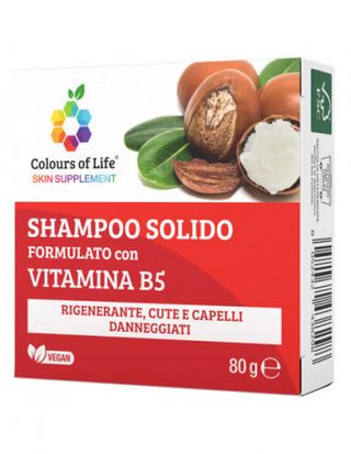 OPTIMA VITAMINA B5 SHAMPOO SOLIDO COLOURS OF LIFE 80G