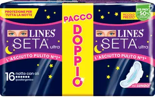LINES SETA ULTRA CON ALI PACCO DOPPIO 16 PEZZI   FAT0065