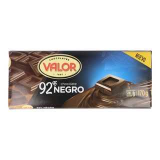 Chocolate Negro 92% Valor 170 Gr