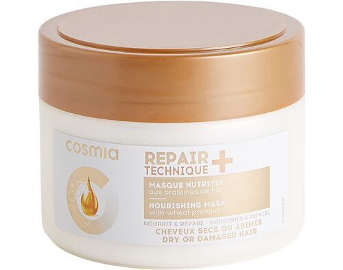 MÁSCARA COSMIA TECHNIQUE REPAIR+ PROTEÍNA TRIGO 300ML