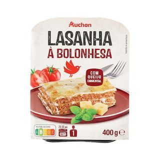 LASANHA À BOLONHESA AUCHAN: 400 G