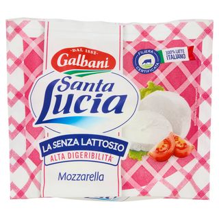 Galbani Santa Lucia Mozzarella La Senza Lattosio 100 G