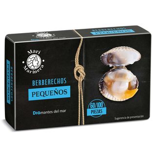 Berberechos Al Natural 60/100 Piezas Dia Mari Marinera Lata 63 G