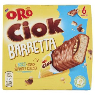 Oro Ciok Barrette Al Cioccolato Al Latte - 6 X 27 G - 123812