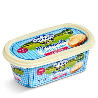 Mantequilla Ligera Fácil De Untar Central Lechera Asturiana 250 G