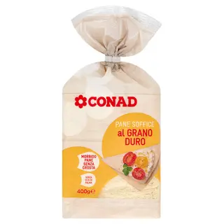 CONAD Pane Soffice al Grano Duro 400 g - 8003170096028