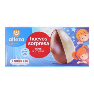 Huevos Chocolate Sorpresa Alteza 3U.