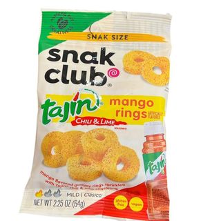 Snak Clud Tajin  Mango Rings 57G