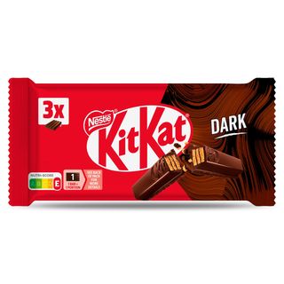 Barritas De Galleta Con Chocolate Negro 70% Kit Kat Bolsa 3 X 41.5 G