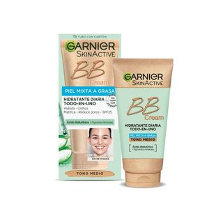 Skin Active BB Cream Matificante para Pieles Mixtas a Grasas - Garnier - Medio 3600542414999