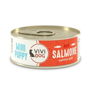 Vividog gr.85 pate puppy mini salmone