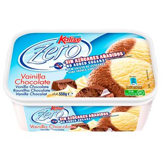 Kalise Helado Prestige Zero Vainilla - Chocolate 550 Gr