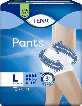TENA PANTS PLUS MUTANDINE PER L'INCONTINENZA L 8PZ   SOD1208
