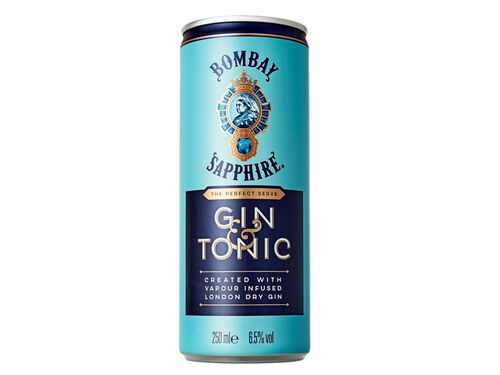 GIN TÓNICO BOMBAY SAPPHIRE LATA 0.25L