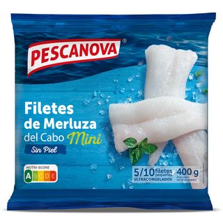 Filetes De Merluza Sin Piel Mini Pescanova Bolsa 400 G