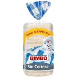 Pan De Molde Sin Corteza Bimbo, Paquete 450 G