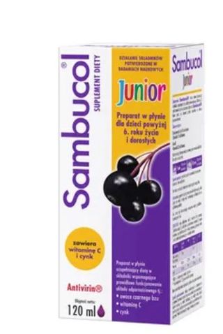 Sambucol Junior, płyn, 120 ml
