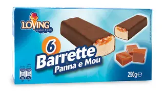 6 Barrette panna e mou