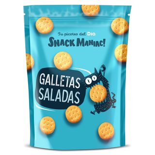 Galletas Saladas Dia Snack Maniac Bolsa 200 G