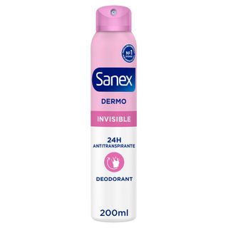 Desodorante spray Sanex pH Balance Dermo Invisible protección 24h 200 ml