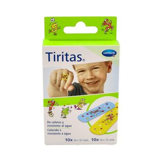 TIRITAS KIDS APOSITO ADHESIVO 20 UNIDADES 2 TAMAÑOS