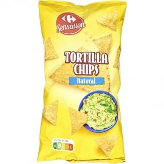Nachos Sabor Natural Carrefour Sensation 200 G.