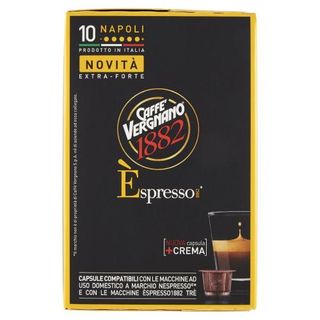 Caffè Vergnano 1882 Èspresso1882 Napoli 10 Capsule Compatibili Nespresso 50 g